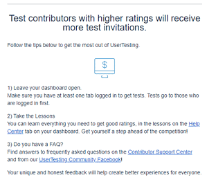 How to get more test on Usertesting 