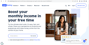 Usertesting sign up