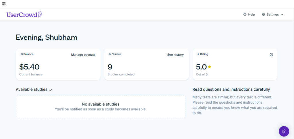 usercrowd payment