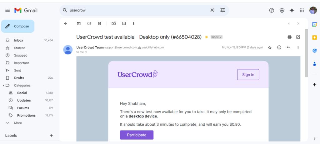 usercrowd test
