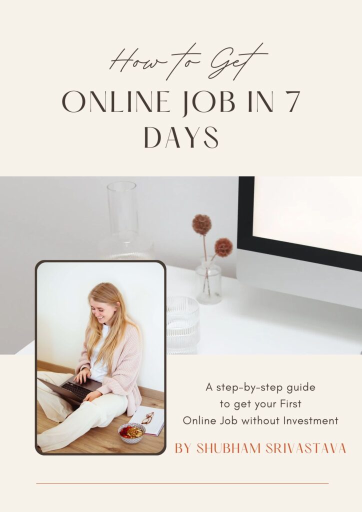 how to get first online job